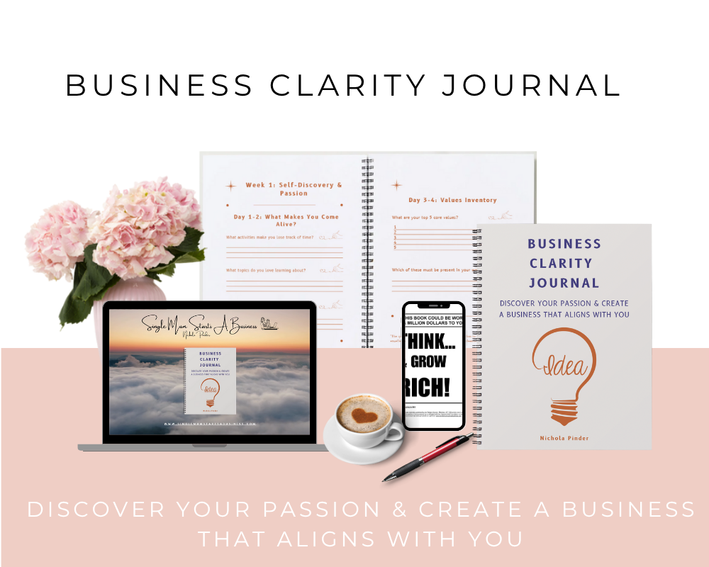Business Clarity Journal: Discover Your Passion & Create A Business That Aligns With You